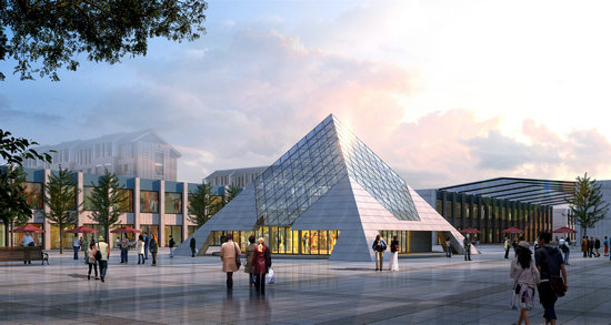 敦煌金字塔网架