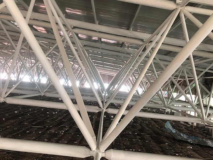 敦煌大型螺栓球网架施工厂家